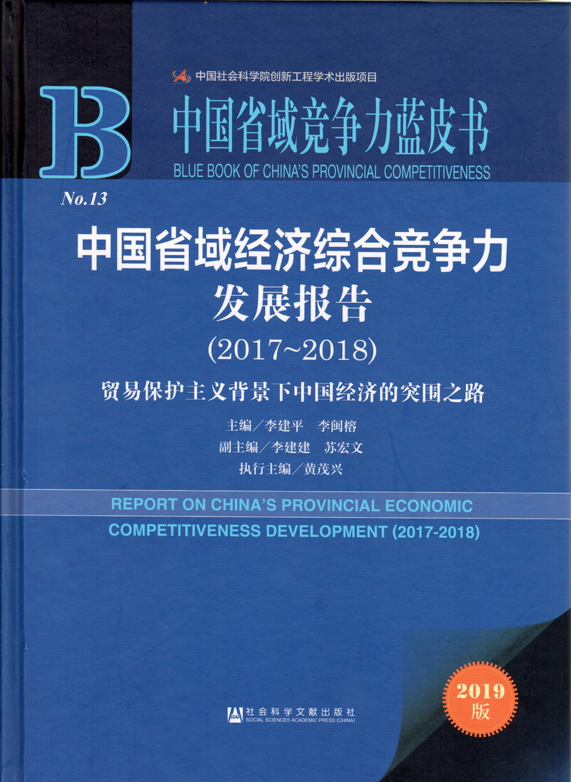 曰逼逼视频专中国省域经济综合竞争力发展报告（2017-2018）